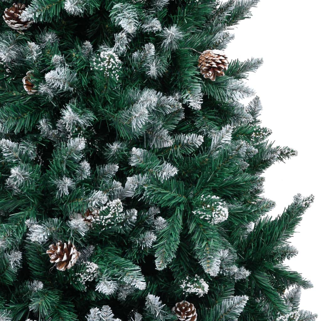 Amazon.co.jp: 180cm人工クリスマスツリー雪フロック加工、松ぼっくり
