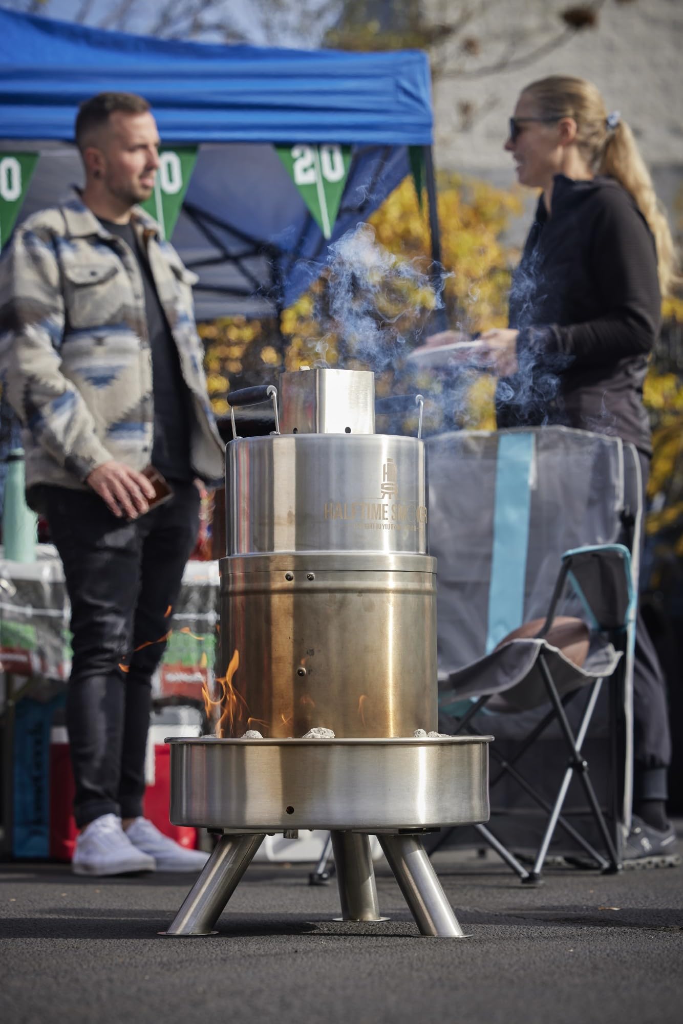 Amazon.com : The Halftime Smoker - Smoked Perfection in Half the