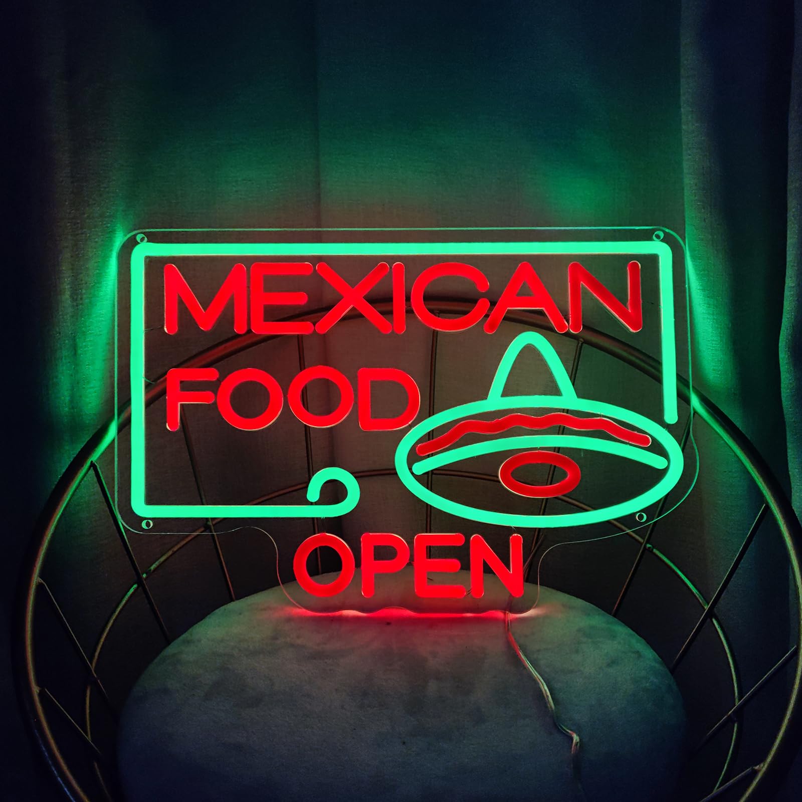 Mexican Food Neon Sign Open Neon Signs Tacos Food Neon Sign 