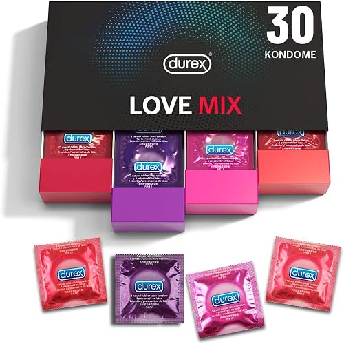 Durex Love Collection Kondome in stylischer Box – Aufregende Vielfalt, praktisch