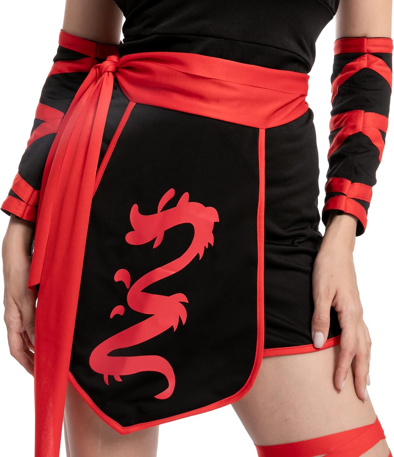Spooktacular Creations Halloween Adult Ninja Costume for Women Dress Up, Costume Party, Trick or Treating, Cosplay Party