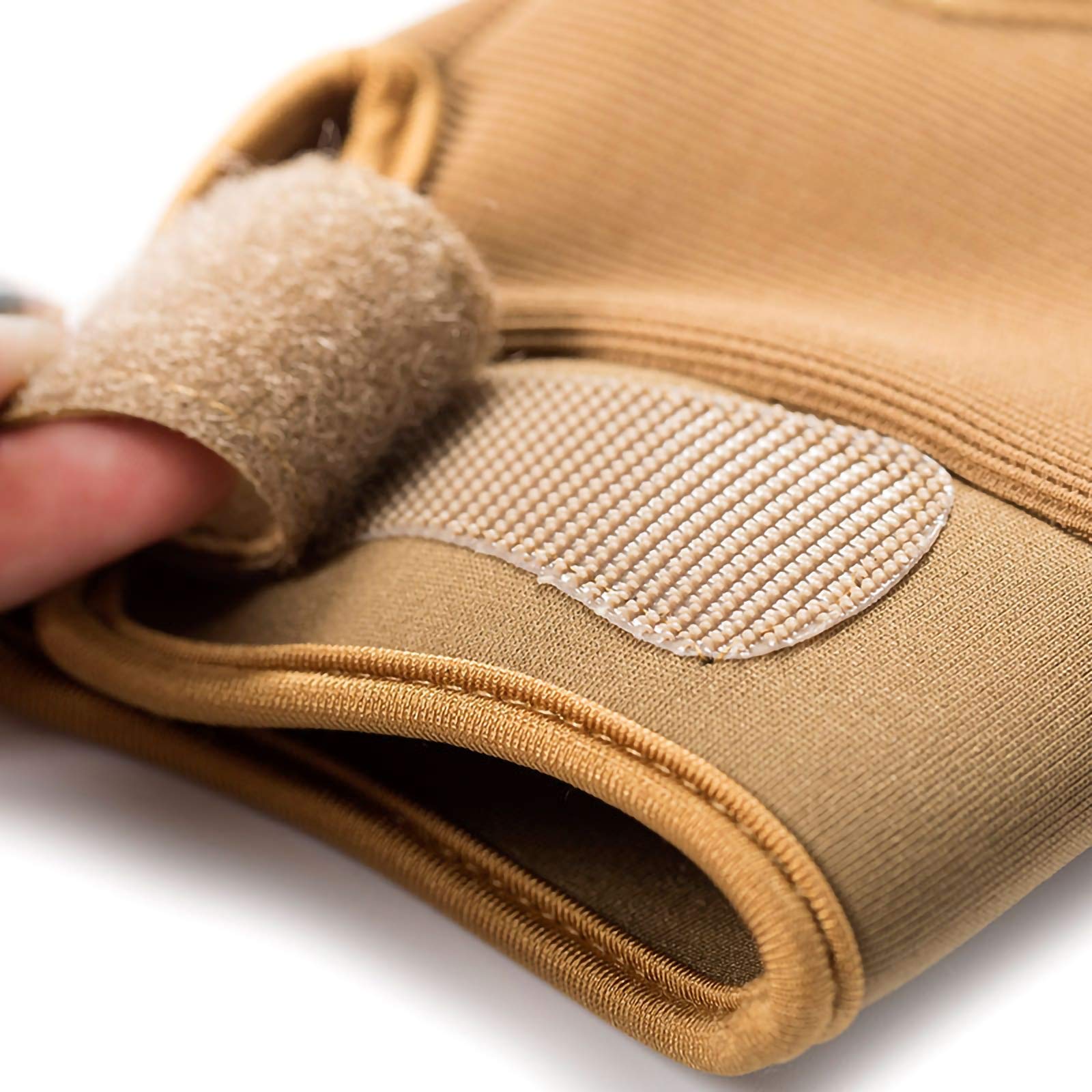 Non-slip Half Finger Gloves Hiking Climbing Biker Driving Work Short Fingerless - View #5