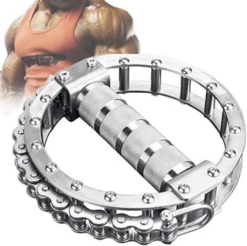 NIBHZ Wrist Forearm Trainer Handle Rotating Chain Shape Connect Various Pulley Machines Exercise Trainers Arm Wrestling Exercise Handle