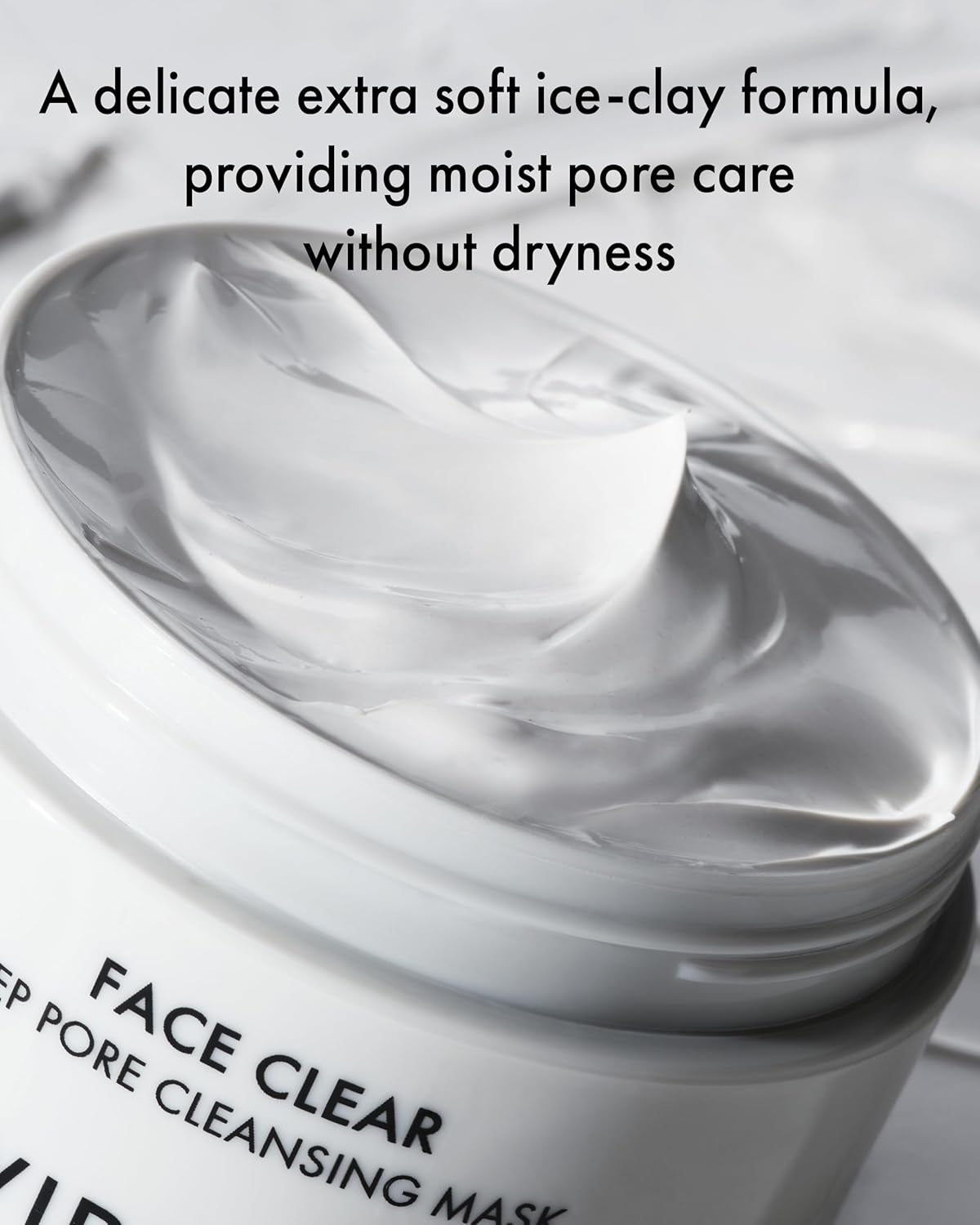 VIDIVICI Korean Deep Pore-Cleansing Clay Mask – Gently Exfoliates & Soothes Oily, Sensitive Skin – Mud Wash-Off Formula for Sebum Control, Cooling Hydration & Pore Tightening – 3.38oz - Image 6