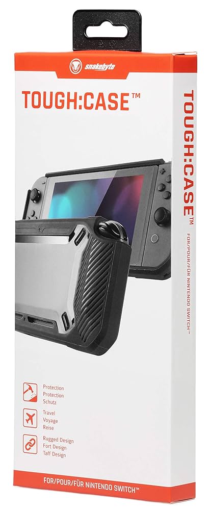 Nintendo Switch HARD EDGE Amazon.com: Snakebyte Tough Case - Heavy Duty Vault Rubber