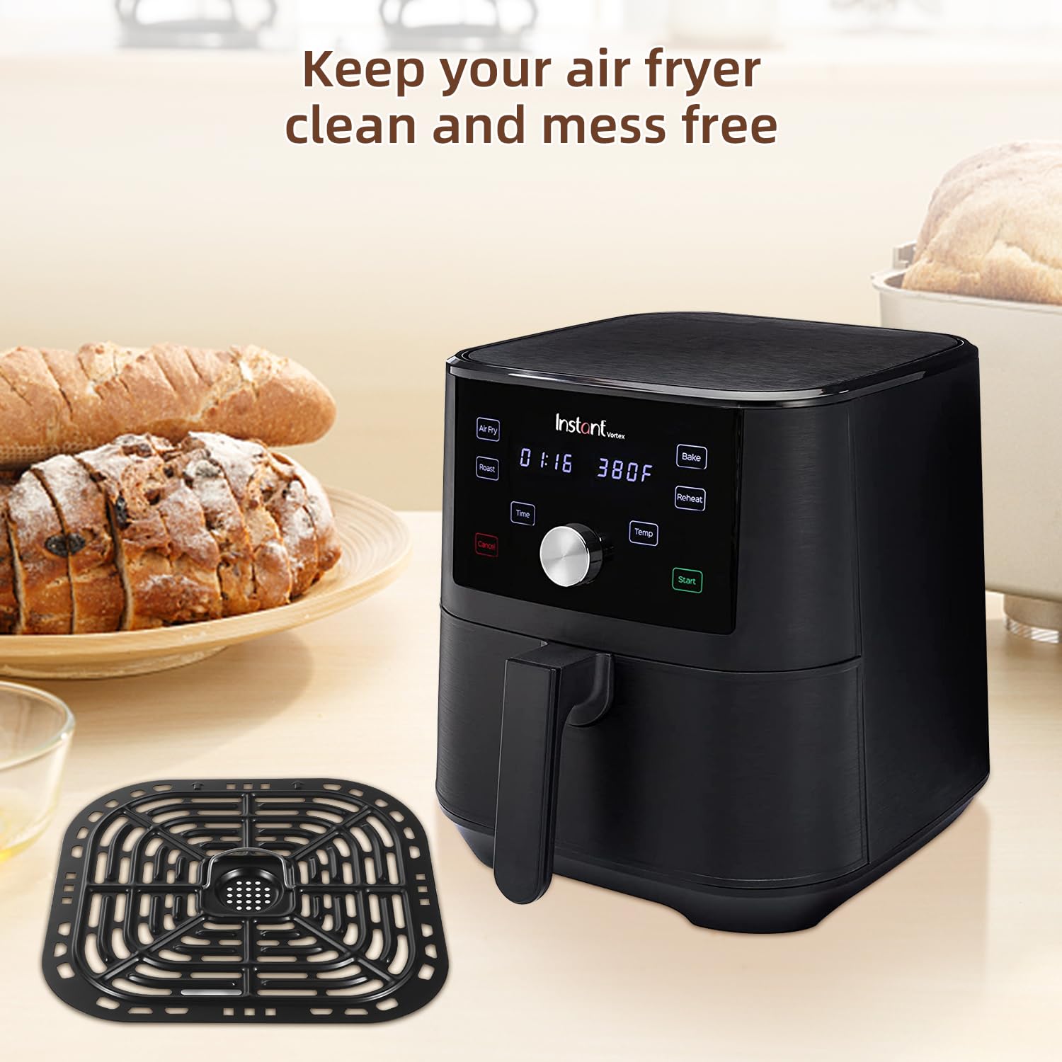 Fryer Basket Vortex Quart Air Fryer Accessories Grill Tray Instant