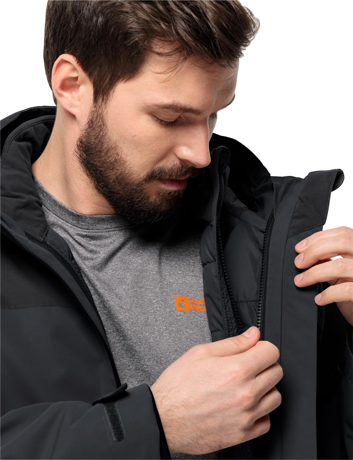 Jack Wolfskin Kurtka Mężczyźni Glaabach 3in1 Jkt M