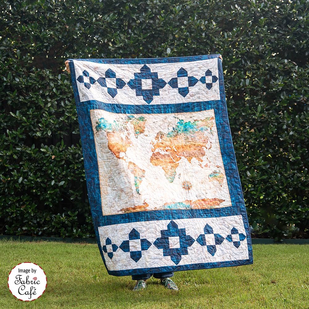 Fabric Cafe Panel Pizzazz 3-Yard Quilts Book - 8 Panel Quilt Patterns