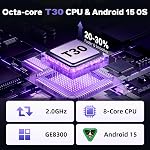 Tablette Android, Tablettes Android 10 Inch, comprimé Octa-Core, 18 GB+128 GB, 1 TB Élargir, 1280x800 IPS HD Affichage, GPS, Vigne large L1, 5G+2,4G WiFi, Caméra double 5MP+8MP, Bluetooth5.4, 6000mAh, noir