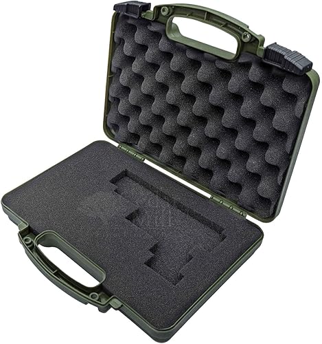 Miniatura 5 de Estuche rígido para pistola  Aprobado por la TSA, estuches de pistola de mano de larga duración para pistolas  Estuche para pistola DS3TeK con