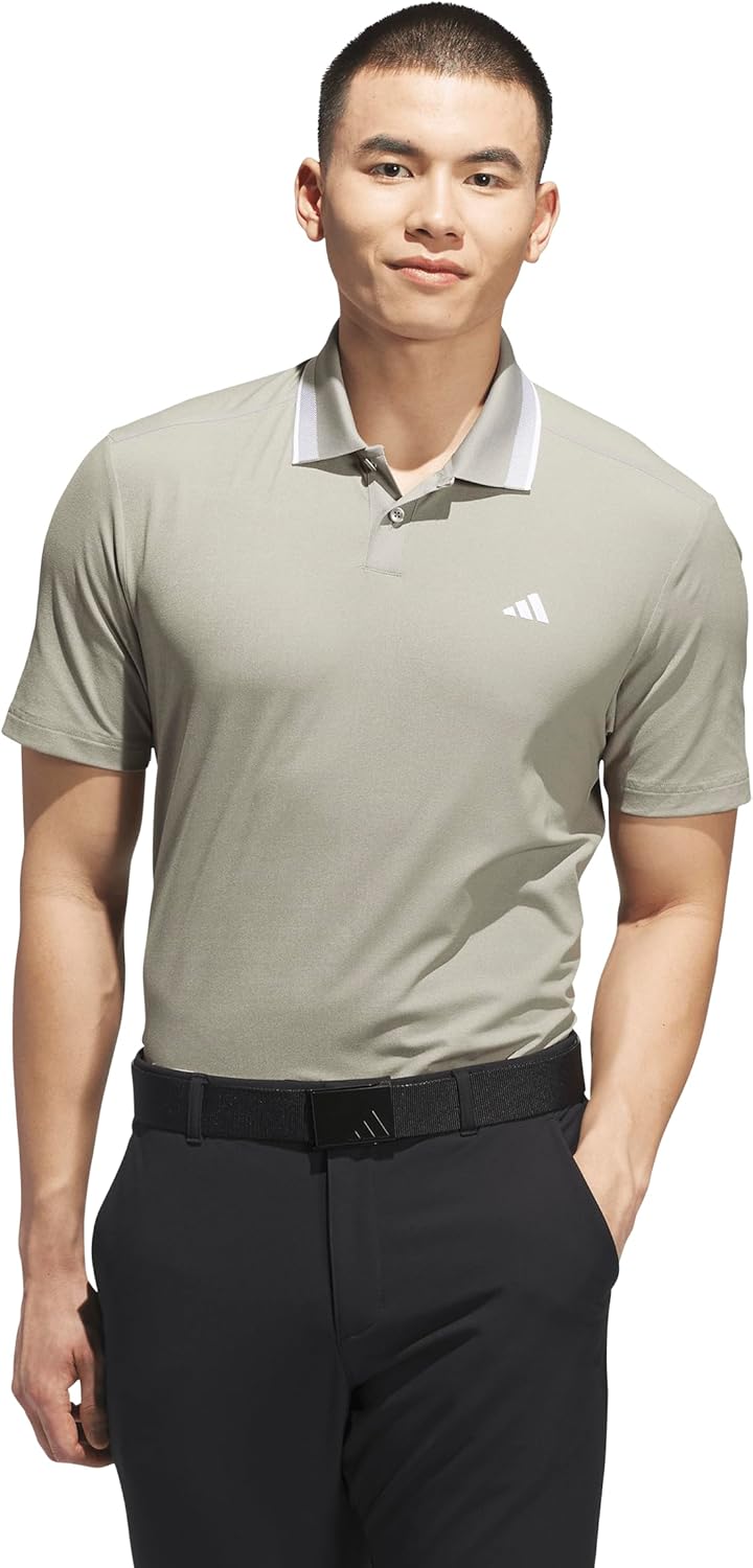 adidas Mens Ultimate365 Tour Twistknit Pique Polo Shirt