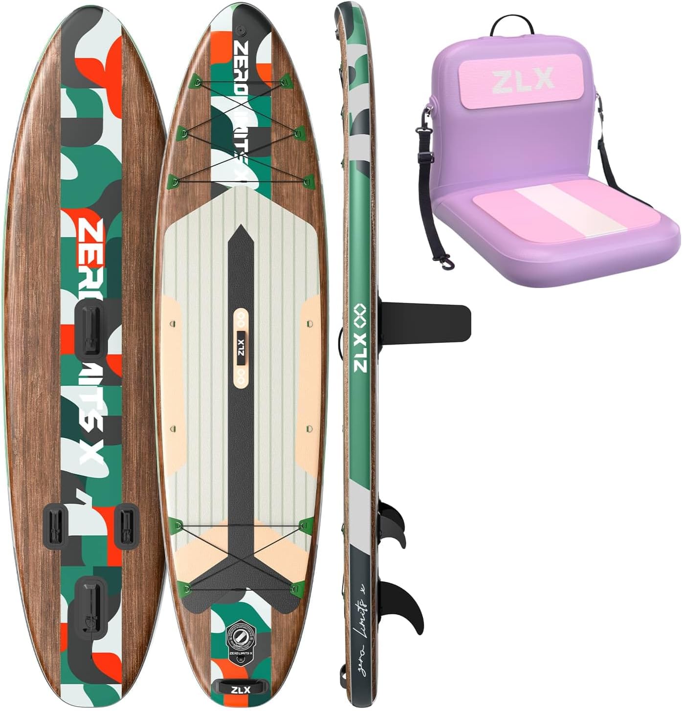 ZLX 10'6" Paddle Board & Paddle Board Seat
