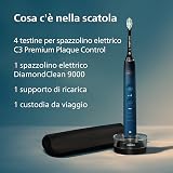 Philips Sonicare DiamondClean 9000 - Brosse à dents électrique avec application, Édition spéciale, Capteur de pression, Socle de charge, Bleu marine, modèle HX9911/89 - 8