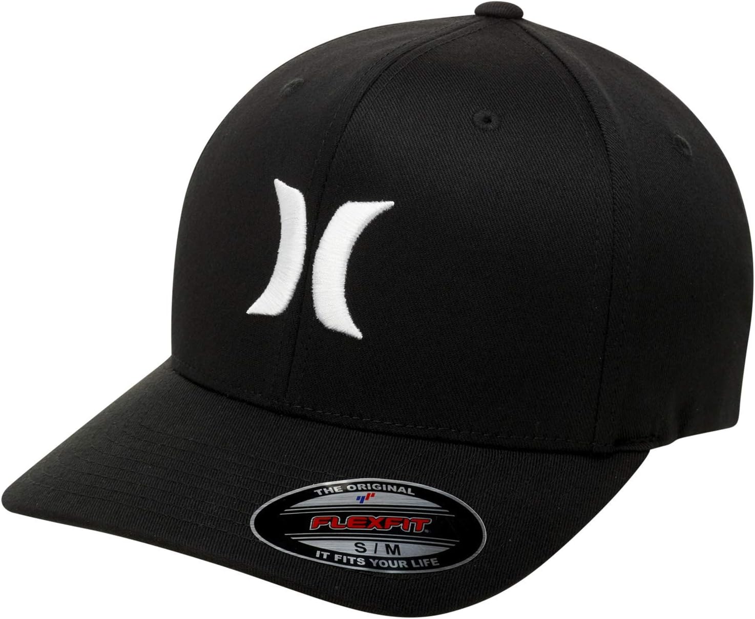 Hurley Men's One and Only Black Flexfit Hat