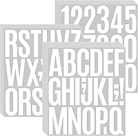 Vista 7 de 10 hojas de calcomanías de letras pequeñas, calcomanías autoadhesivas del alfabeto de 1/2 pulgada, lindas calcomanías de vinilo para artes