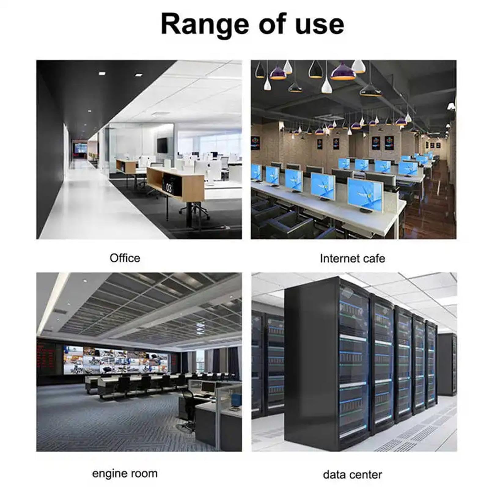 3 set di 8 porte schermate Patch Panel per Cat. 6 Gestione cavi ufficio facile da usare