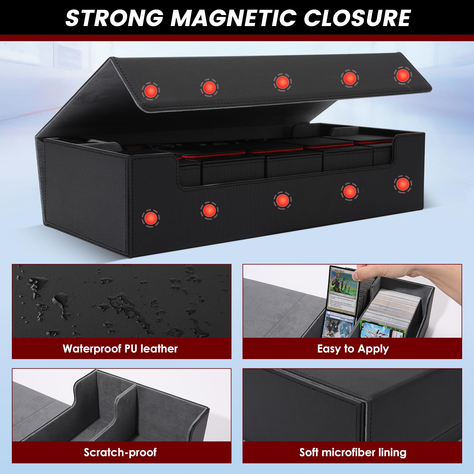Amazon.com: Scimi Premium Trading Card Storage Case TCG Deck Box