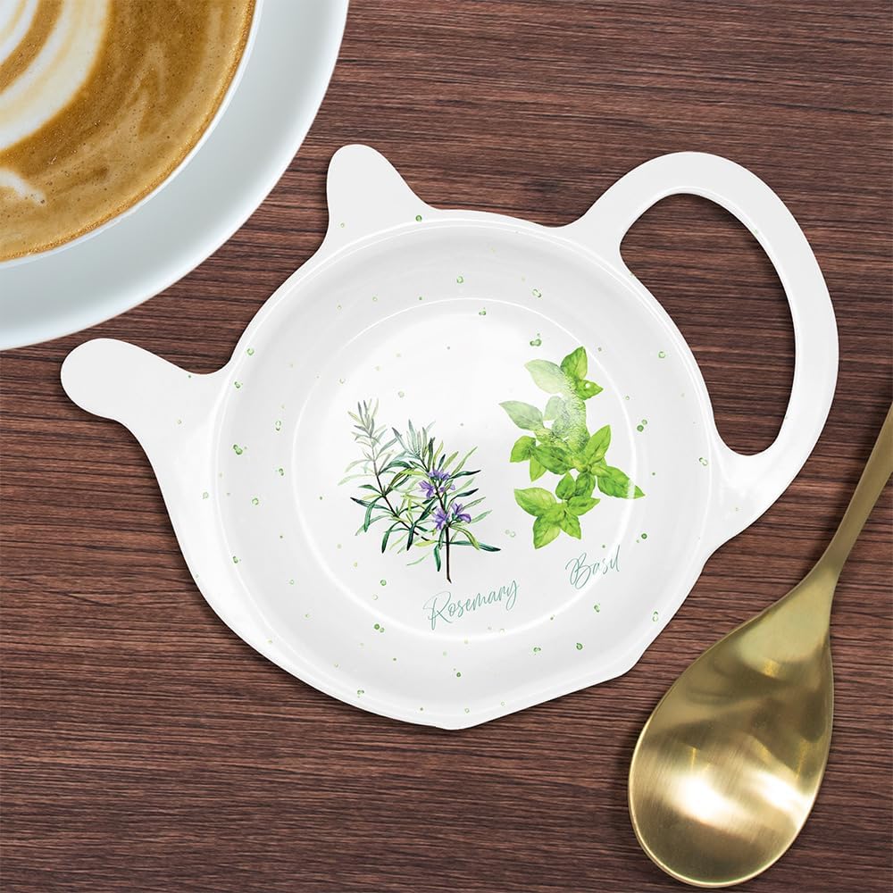 WM Bartleet & Sons 1750 T271 Traditional Porcelain Tea Bag Tidy, 12x8cm