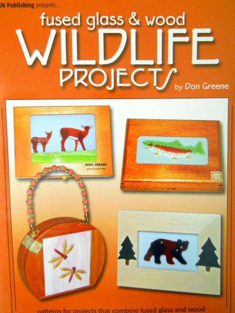 Stained Glass Pattern Book Fused Glass & Wood Wildlife