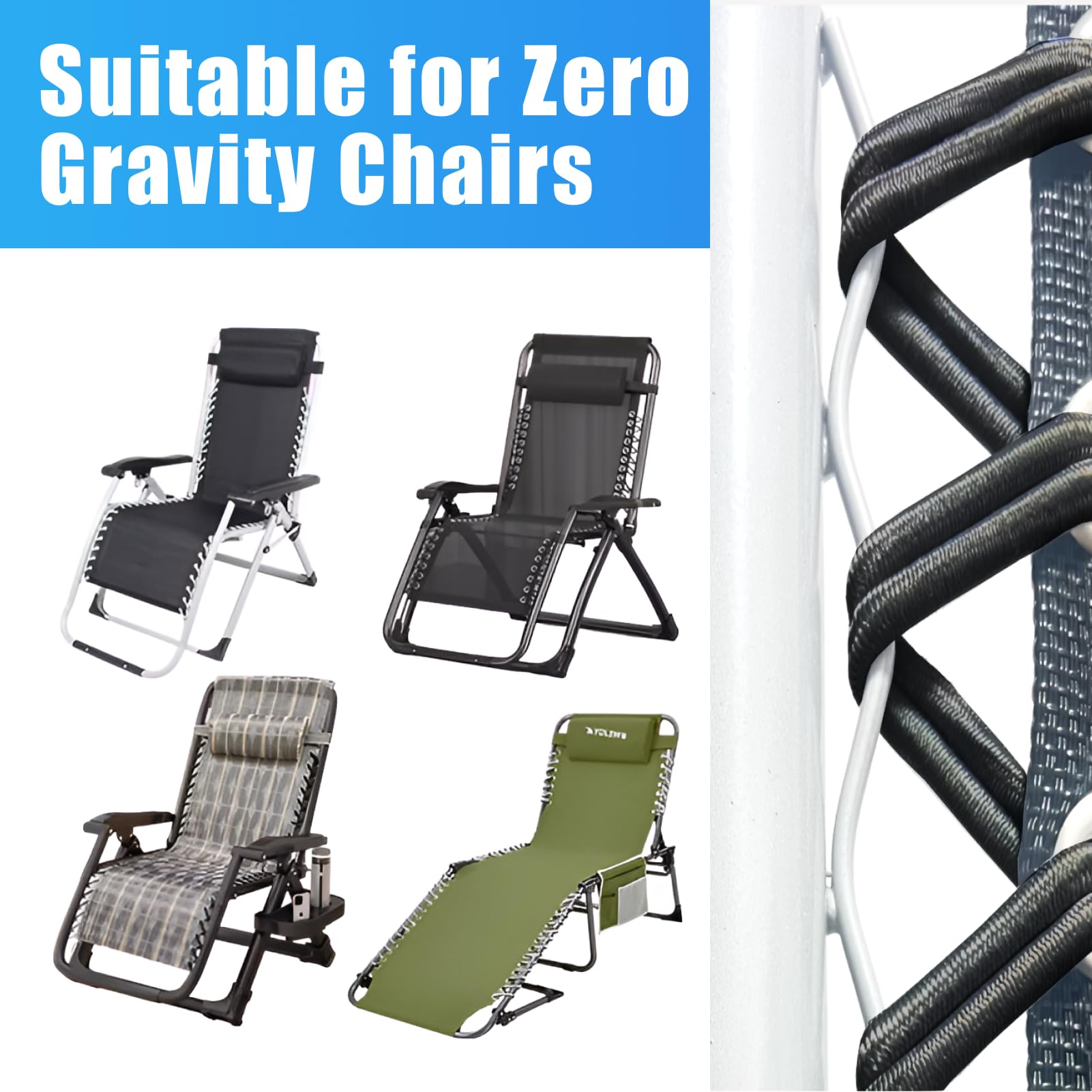 Set De 2 Toiles De Rechange Pour Transat Avec Motifs Pelicans ANZIO/AVELLINO