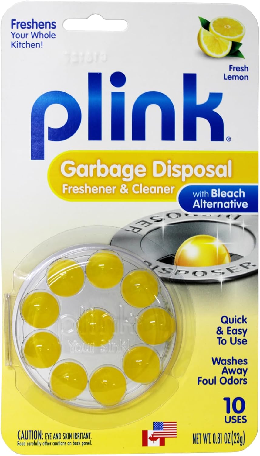 Plink Garbage Disposal Cleaner & Deodorizer 10 Pc Lemon Scented by Plink (Pack of 3)
