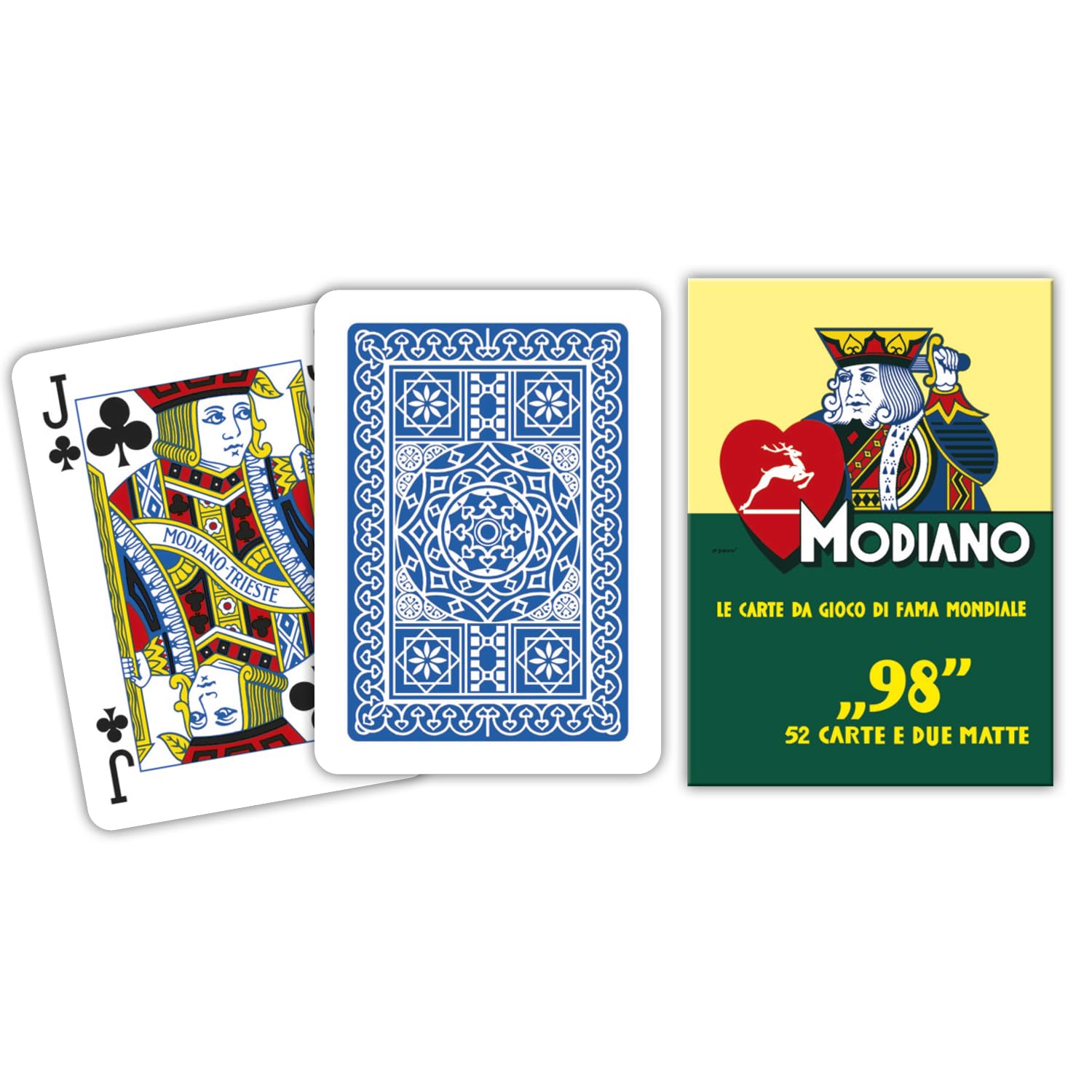 MODIANO Poker 98 Blu - Carte da gioco 300250