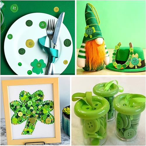 Miniatura 29 de 600-700 botones redondos de resina de varios tamaños para manualidades, costura, bricolaje, pintura manual de botones, botones de adorno hechos a