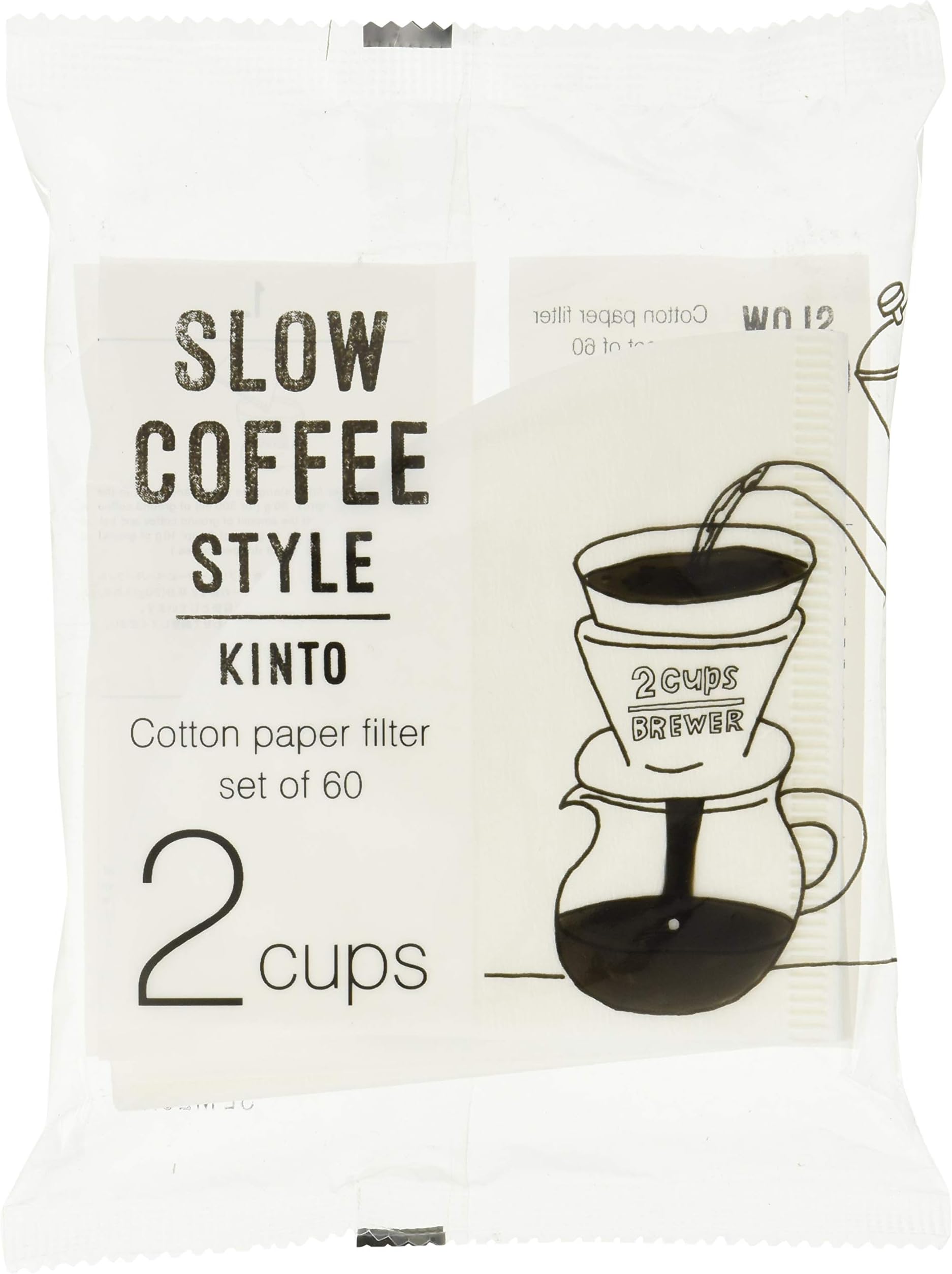 SCS Cotton Paper Filters - 60 Sheets - 2 Cups