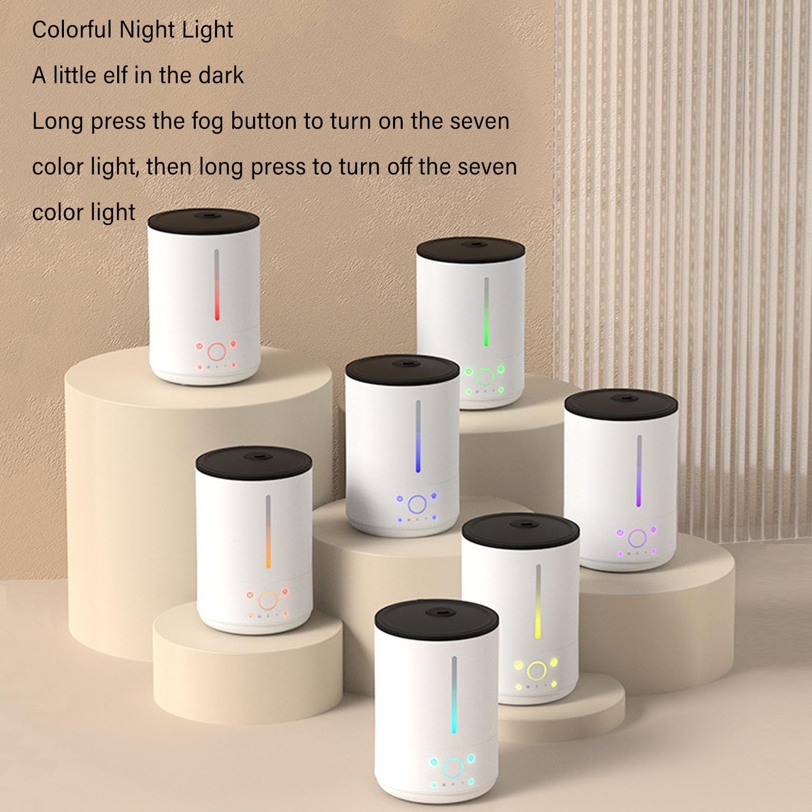 TOPINCN Diffuseur D'huiles Essentielles 4L, Humidificateur à Brume Froide à