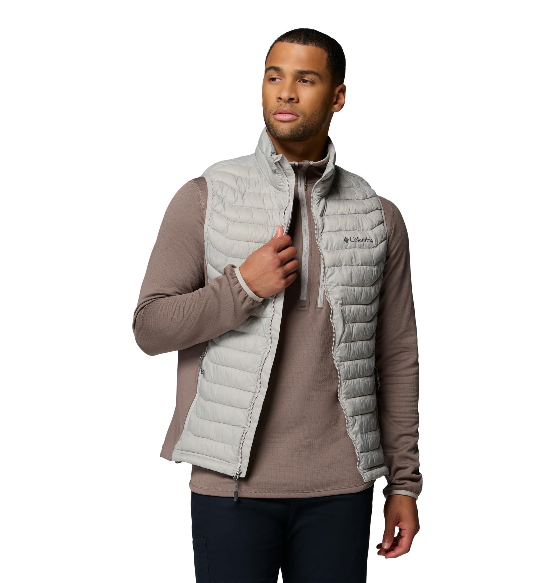 Columbia Powder Pass Hybrid Vest, Piumino Smanicato Gilet Uomo