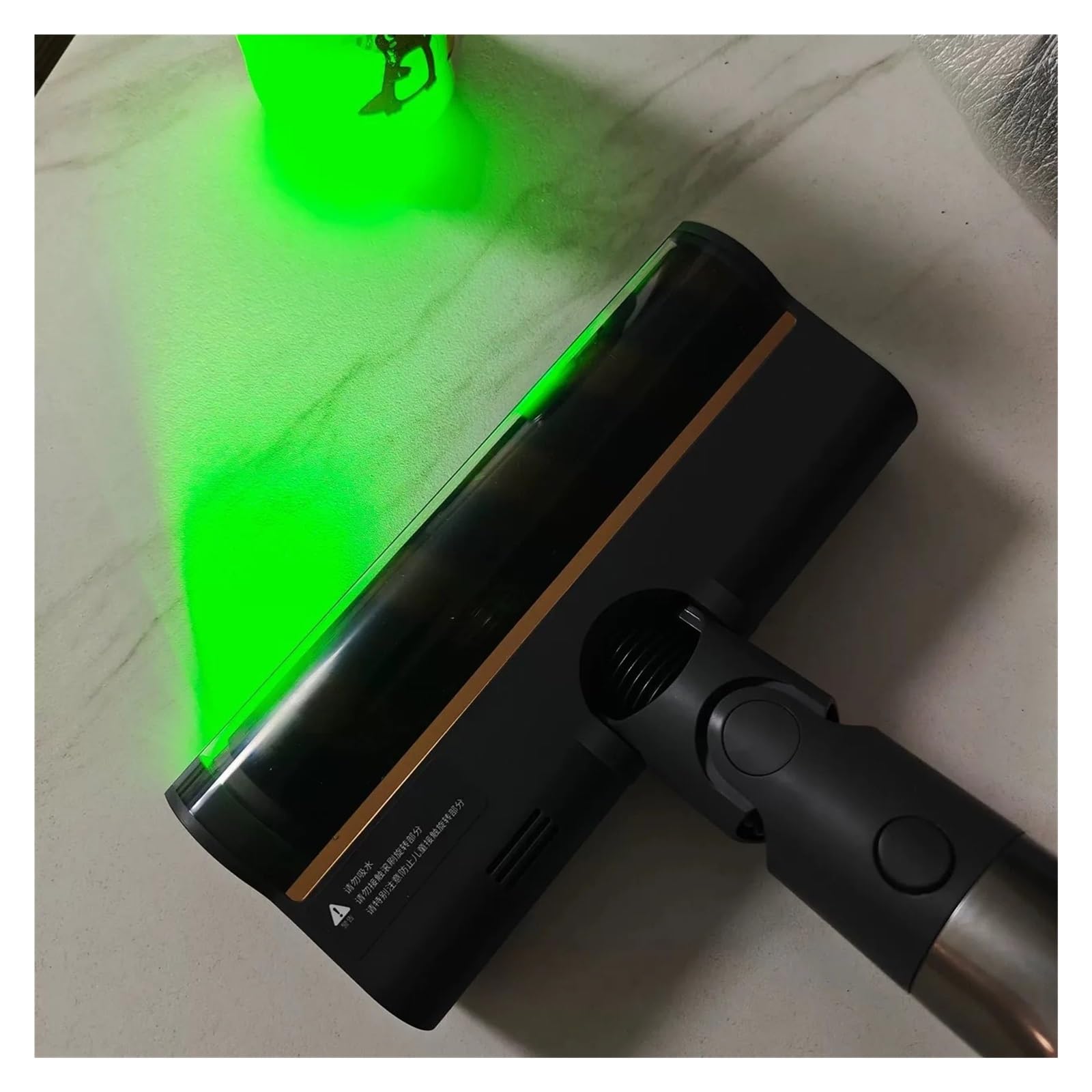Spazzola a rullo con testa a LED verde in morbido velluto per pavimenti, compatibile con aspirapolvere Dreame V12S V16S V11 V12 T10 T20 T30 T20pro T30NEO V16 V12pro