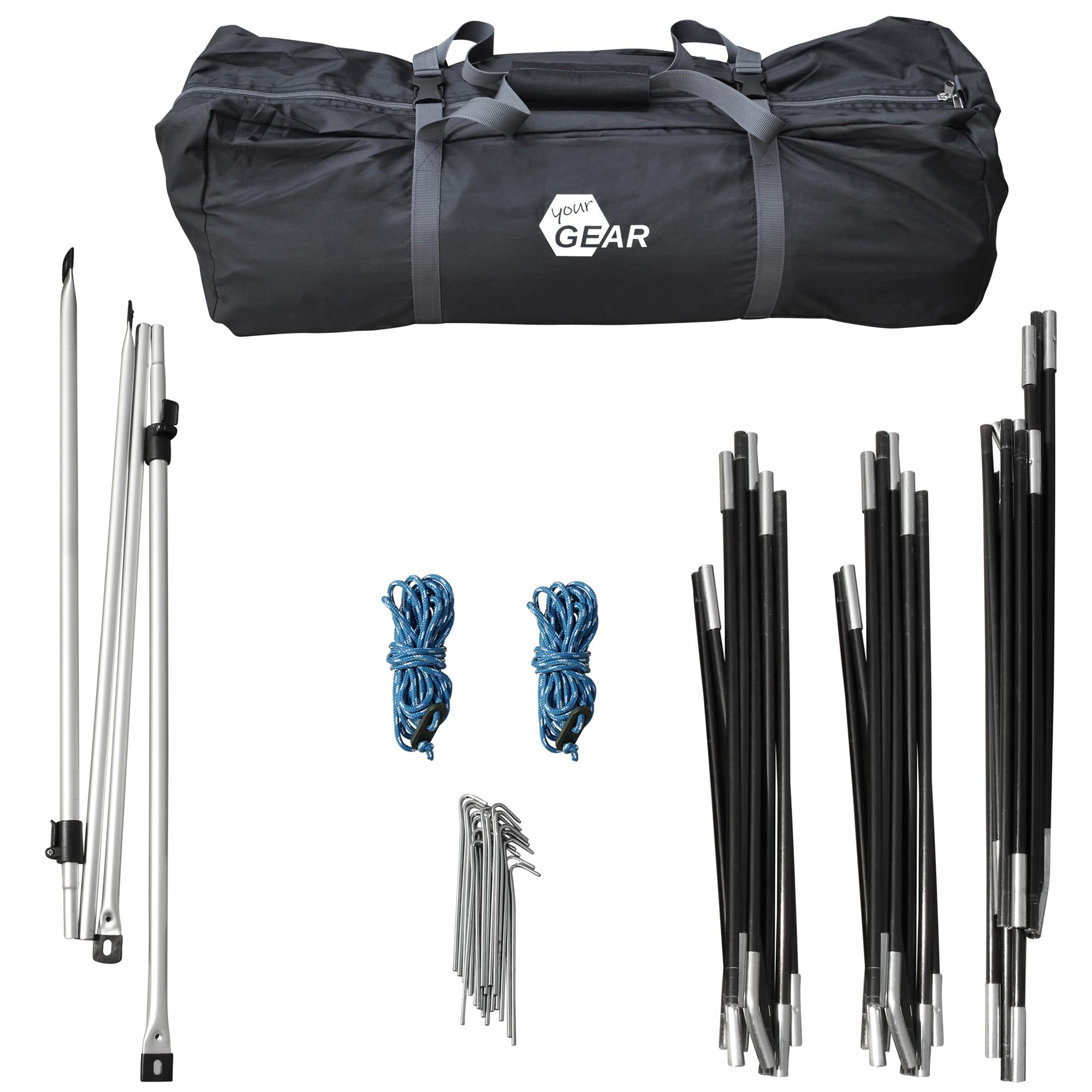 yourGEAR toldo de autobús Rimini 300 Tienda de Viaje para Bus & Van Incl. Lona de Suelo Tienda de Túnel autoportante estanco 5000 mm