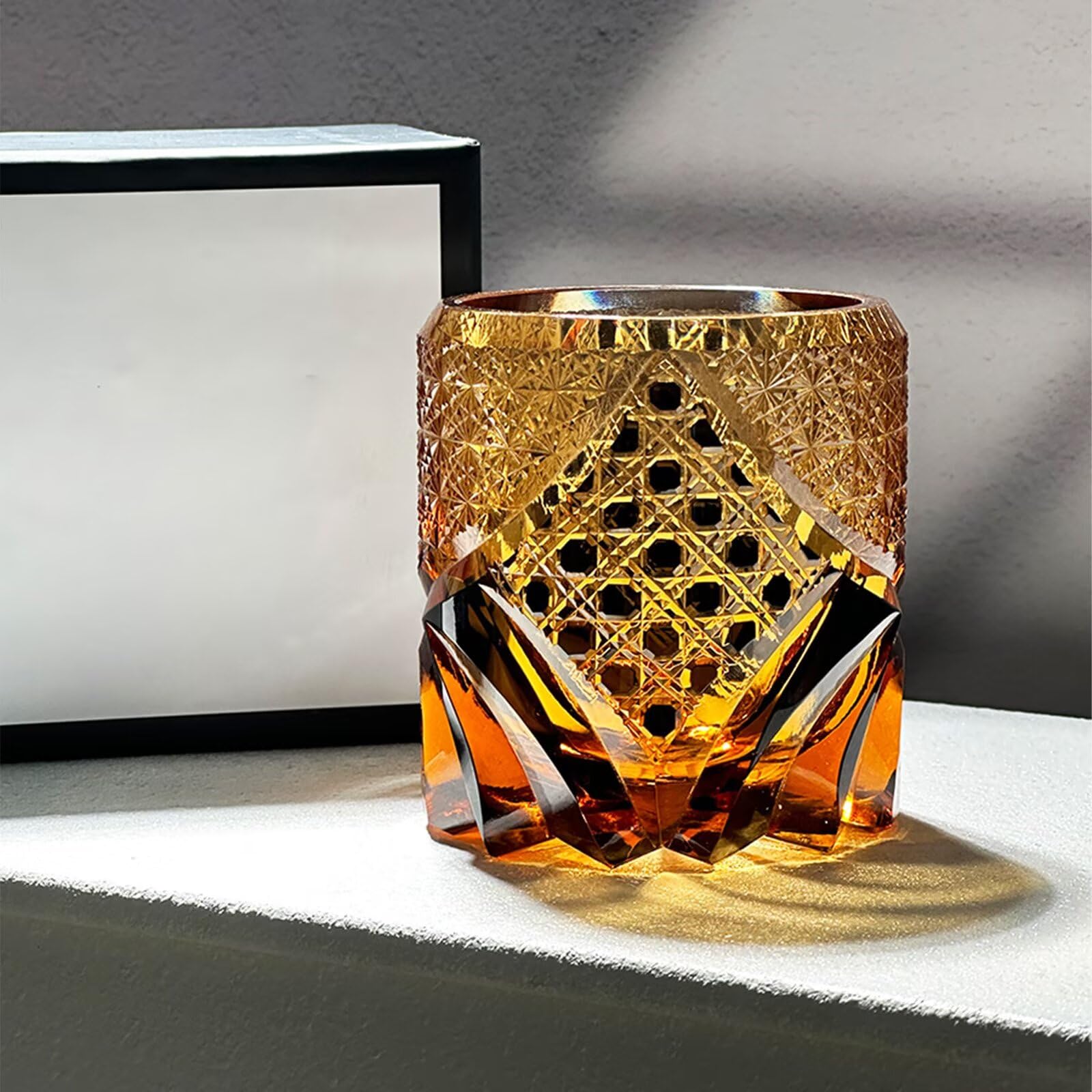 Vaso de whisky de cristal sin plomo