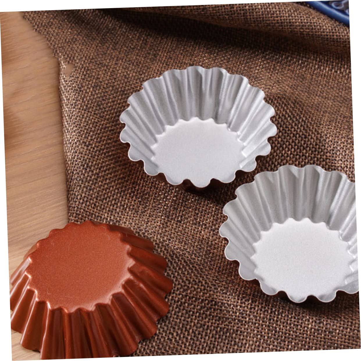 Cabilock Lot De 4 Moules À À Pudding Multifonctions Pour Muffins 6 Pièces X 4