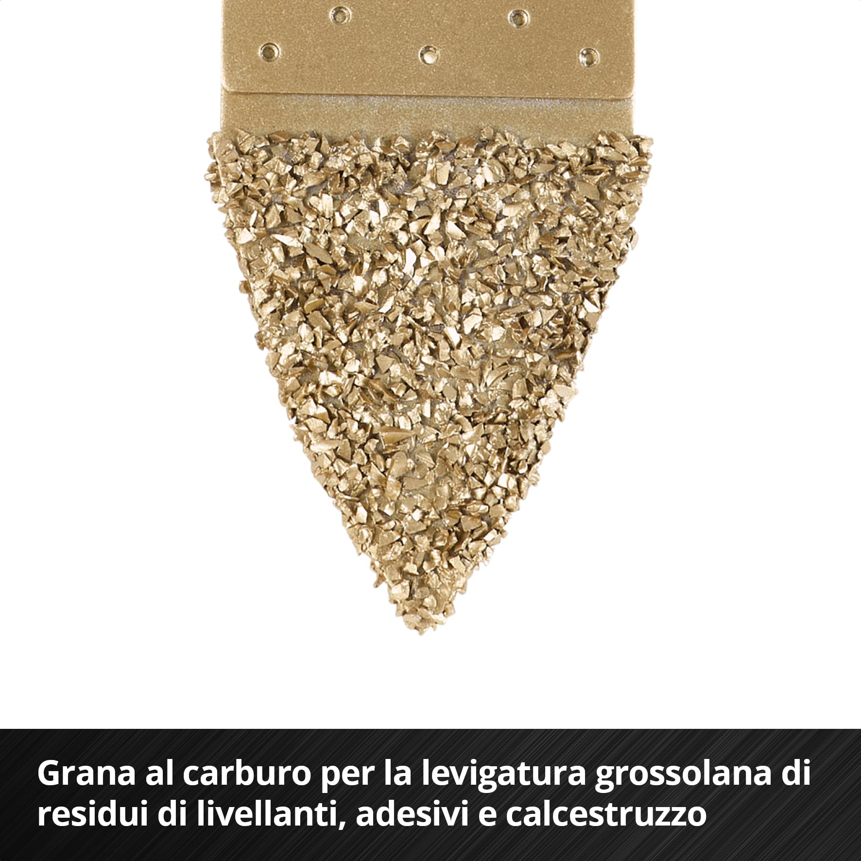 Originale Einhell raspa da dito in carburo 34 mm (forma compatta, rivestimento in carburo, funzione di cambio rapido con dorso aperto, adatta ai multiutensili)
