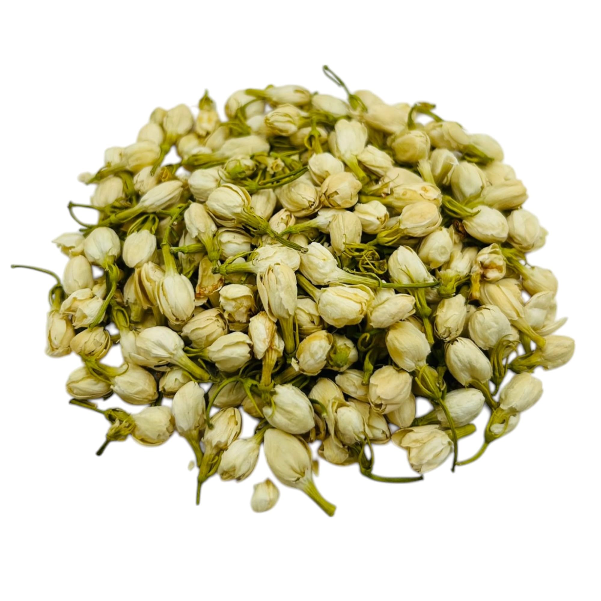 Premium Getrocknete Ganze Jasmin Blüten 25g-1,95Kg | 100% Rein, Ohne Zusatzstoffe oder Künstliche Farbstoffe | Duftendes Heilkraut | Jasminum officinale (460 gramm)