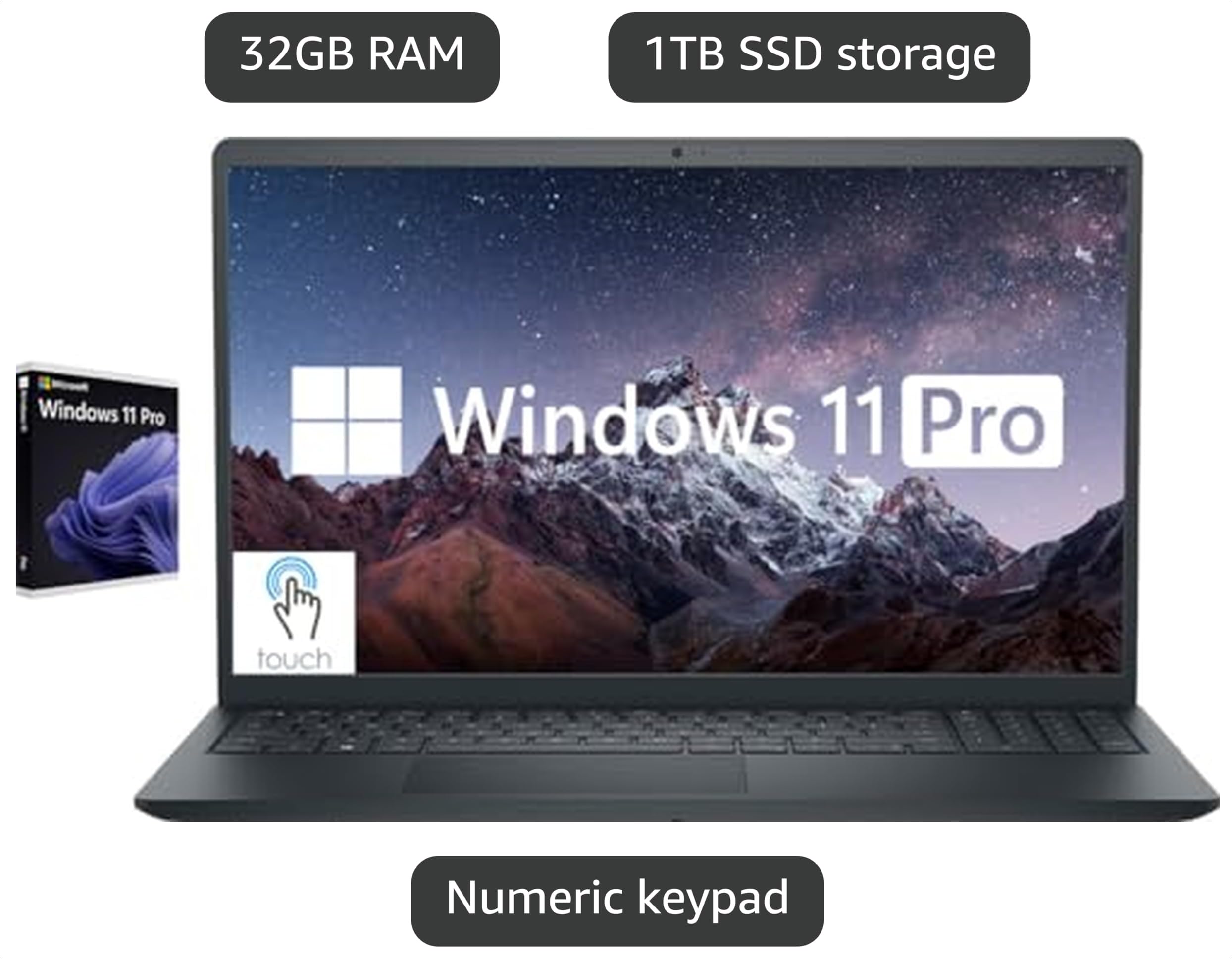 Amazon.com: Dell Touchscreen 15.6