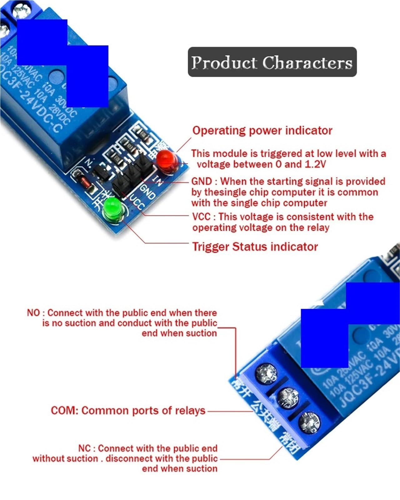 Modulo relè 5V 12V 24V con uscita relè optoaccoppiatore Modulo relè a 1, 2, 4, 6 e 8 vie for il controllo delle apparecchiature di automazione(5V,16Way)