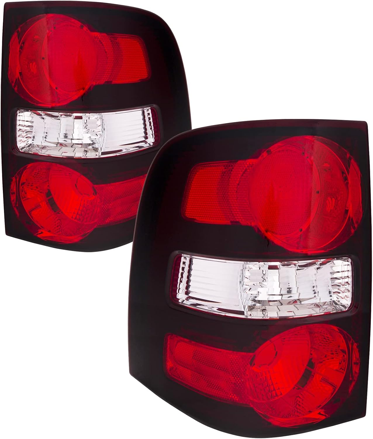 HEADLIGHTSDEPOT Tail Lights Pair Compatible with 2006-2010 Ford Explorer