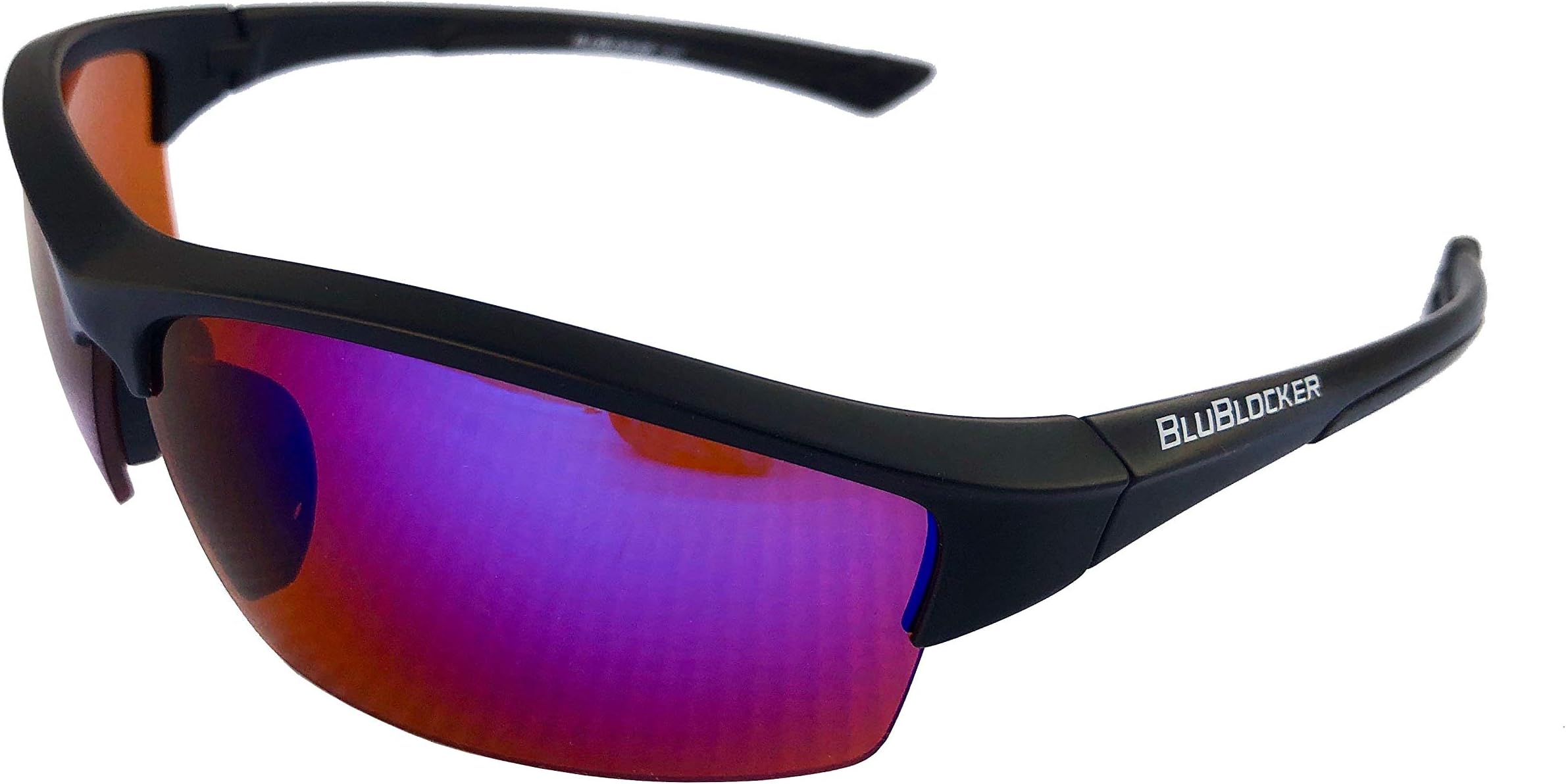 BluBlockerBlack Stinger Polarized with Blue Mirror Lens - 4214K