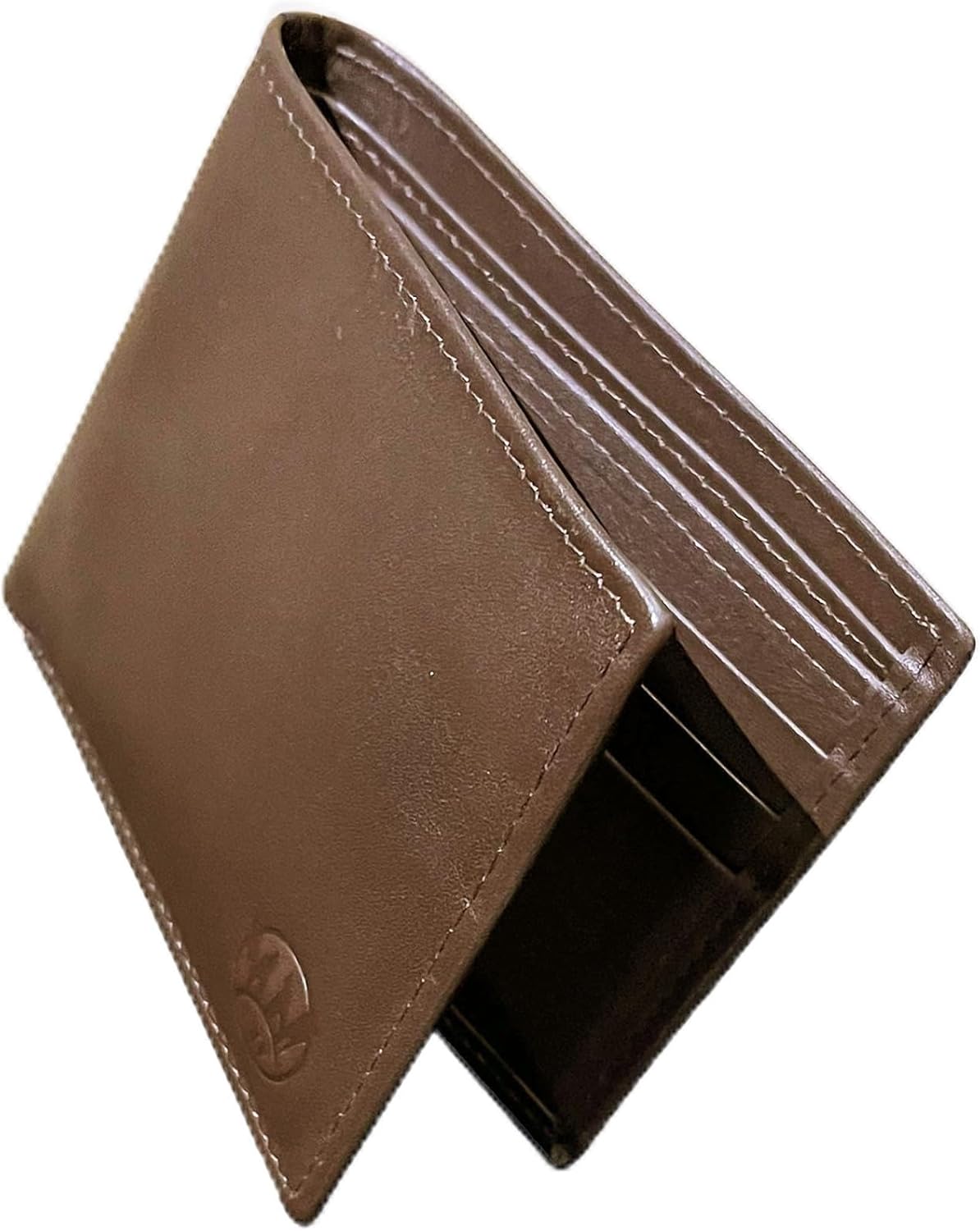 WORNAV Brown Leather Wallet