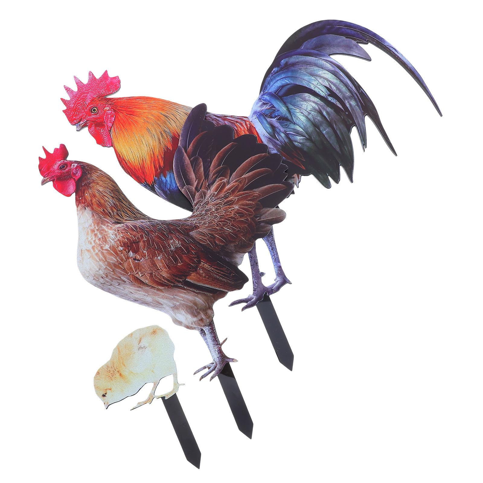 Décoration animalière de jardin de haute précision en acrylique SHINEOFI
