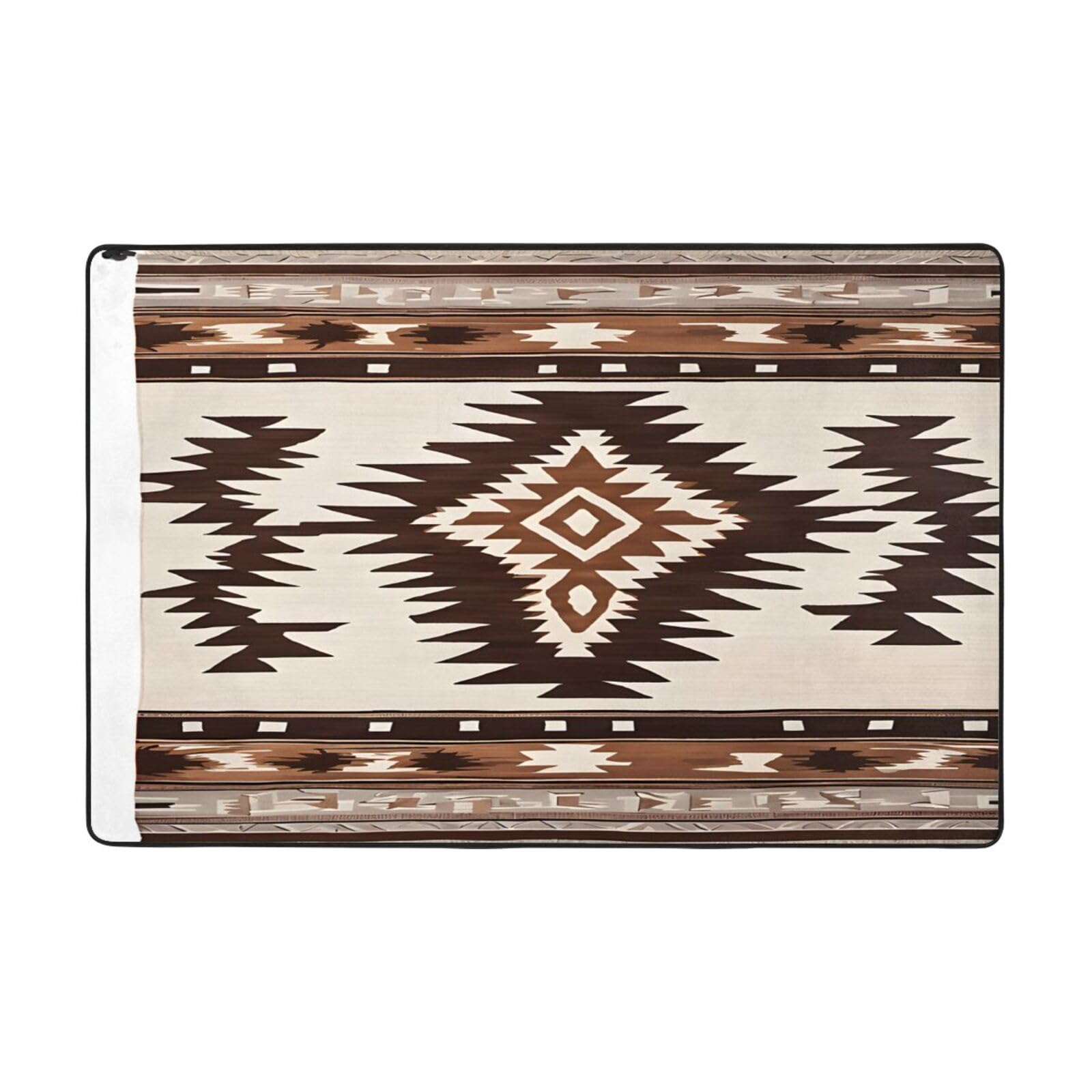 Tapis imprimé Native salon 91x61 cm antidérapant