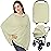 KeaBabies Nursing Cover, Breastfeeding Cover for Women - Baby Car Seat Canopy Girl, Boy, Multi-Use Baby Carseat Canopy, Breastfeeding Essentials for Nursing, Breathable, Lightweight & Soft (Pistachio)
