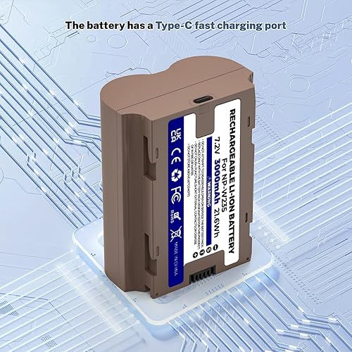 Miniatura 5 de SHENMZ Batería EN-EL14/EL14A, batería recargable de 1500mAh 7.4V compatible con Nikon D3100 D3200 D3300 D3400 D3500 D5100 D5200 D5300 D5500 D5600 DF