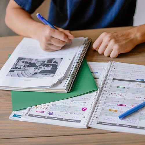 Miniatura 8 de Order Out Of Chaos Agenda académica 2025-2026, calendario diario, semanal y mensual, agenda escolar, julio 2025-junio 2026, planificador de 8.5 x 11