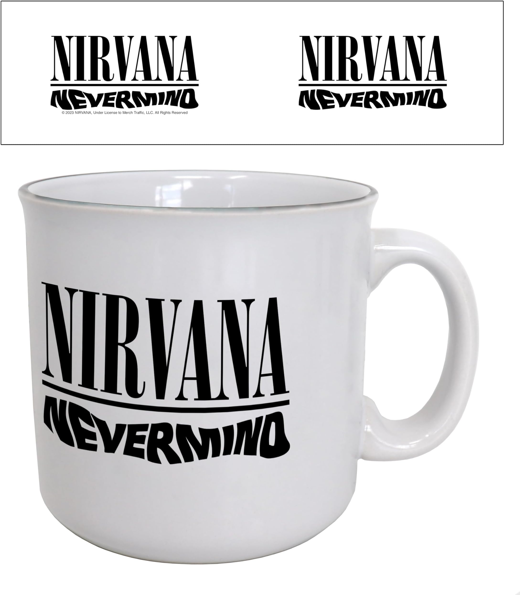 Pyramid America - Nirvana - Nevermind-Logo- 20oz Ceramic Mug