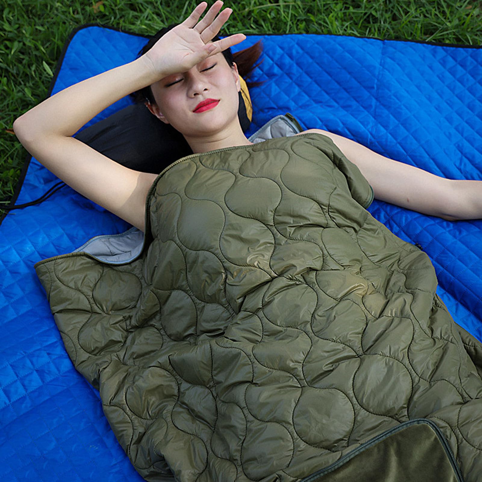 Manta portátil para actividades al aire libre | Manta con capucha portátil y cómoda, para camping, senderismo, actividades al aire libre, invierno, estadio, casa, y viaje