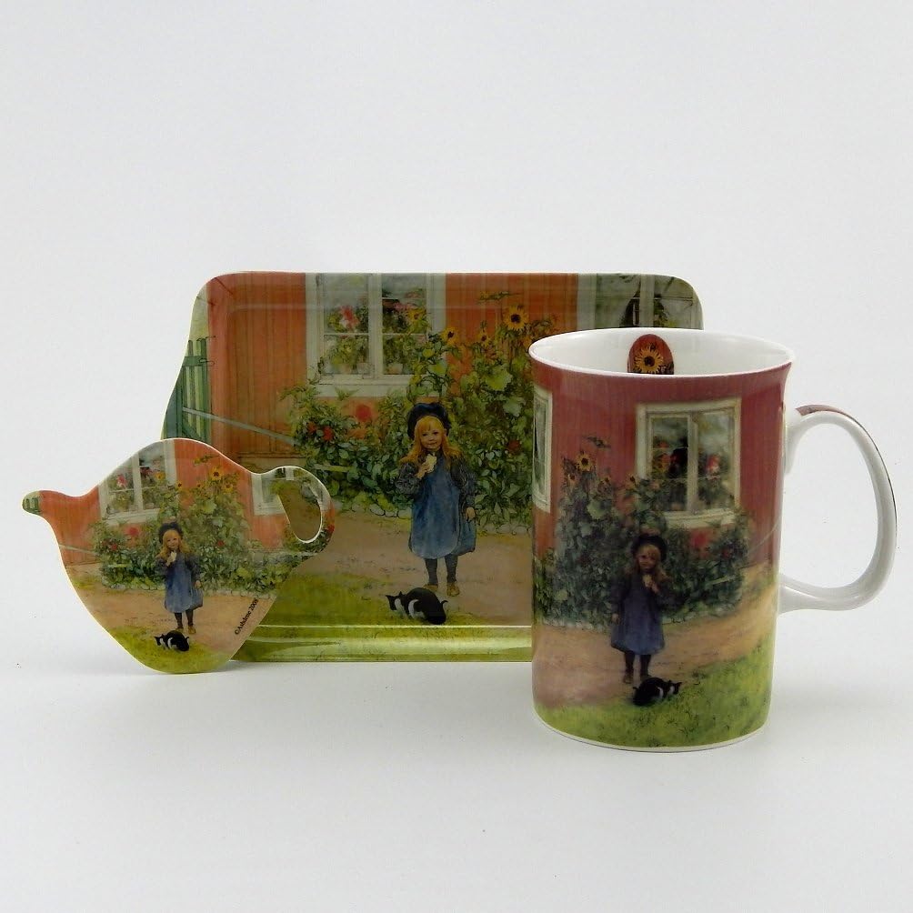 Ashdene Bone China Snack Set -Carl Larsson- Britas Garden