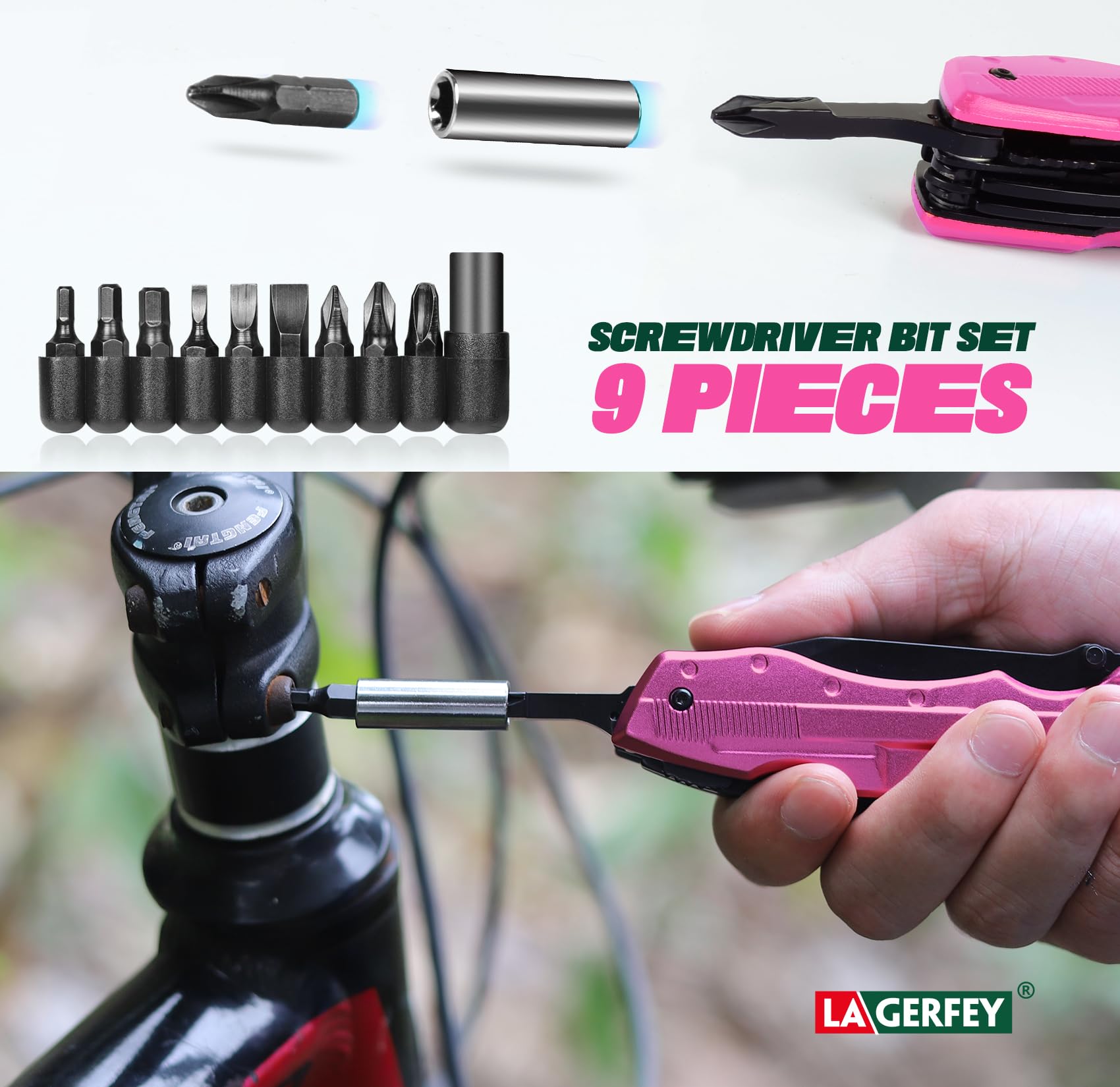 Cadeaux pour femme, épouse, maman, sœur – Cadeau de fête des mères, cadeau d'anniversaire pour femme, petite amie – Cadeau de Noël pour femme – Couteau multifonction Pin'k